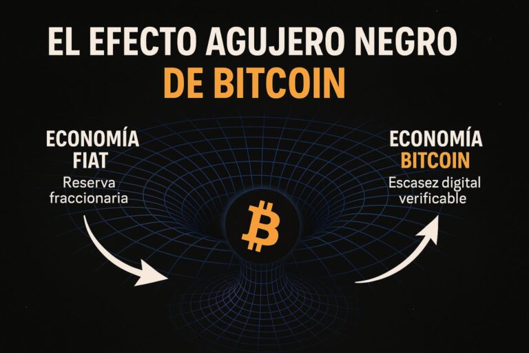 Bitcoin como un Agujero Negro