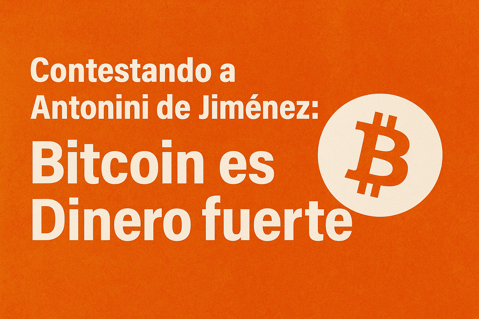 Contestando a Antonini de Jiménez